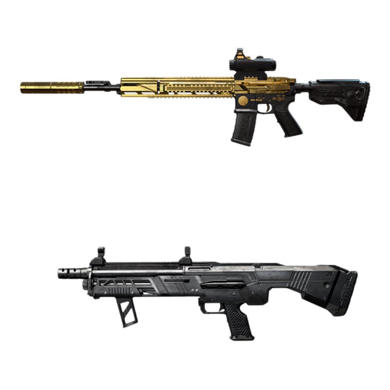 暗区突围第二弹武器模型枪拼装