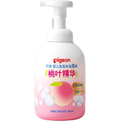贝亲婴儿桃叶洗发水沐浴露