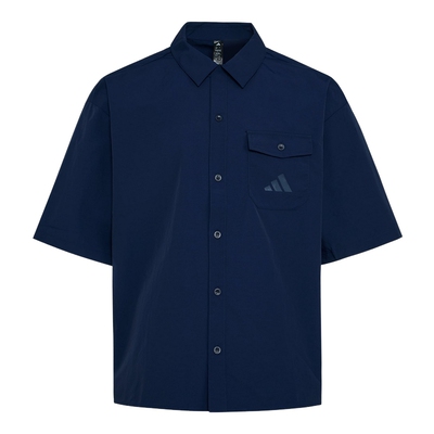 adidas阿迪达斯半袖2026夏中性休闲卡通印花宽松短袖衬衣 KR5077