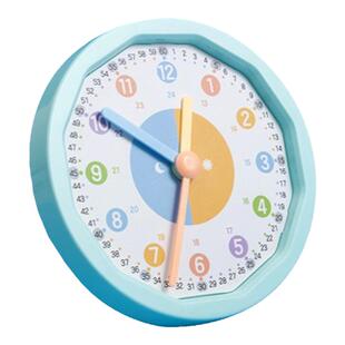 晨光时钟数学儿童时钟认知钟表模型一二年级小学生学习认识时间三针联动数学时钟教具钟面学具儿童学原理教学