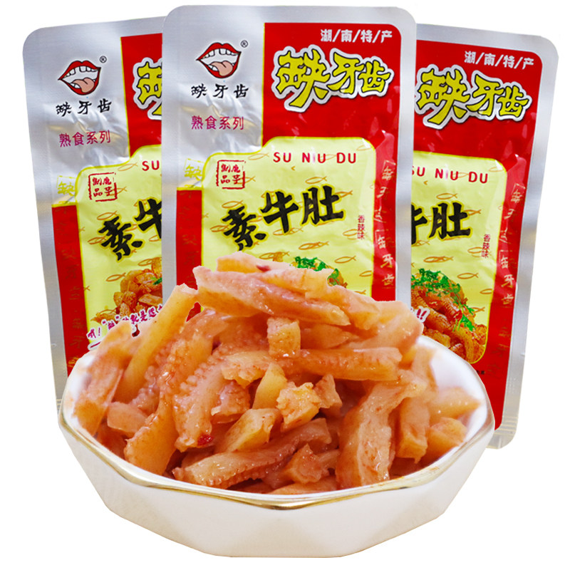 缺牙齿爆辣苏毛肚魔芋零食