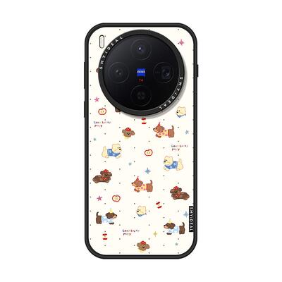 SMYIDEAL思茉伊适用vivox300手机壳x300pro磁吸新款200promimi腊肠狗狗ultra不会撞壳oppofindx9少女风findx8