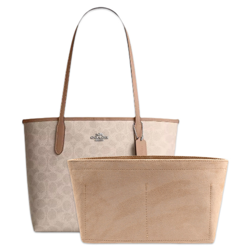 适用CoachCity26托特内胆包