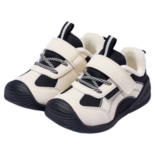 巴布豆学步男宝宝鞋子冬季新款加绒保暖儿童二棉鞋男童童鞋机能鞋
