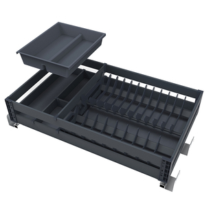 厨房橱柜改造消毒柜洗碗机蒸烤箱加高工具抽屉收纳碗碟架拉篮定制