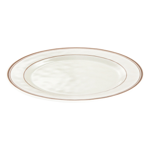 密胺圆盘仿瓷碟子塑料圆形盘子牛扒平盘酒店餐具自助餐厅菜盘商用