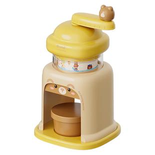 儿童手摇刨冰机家用小型冰沙机玩具自制绵绵冰雹冰机女孩生日礼物