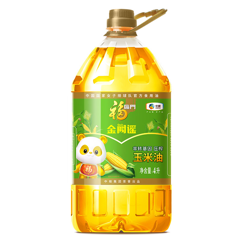 非转基因压榨玉米油4L