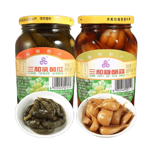 三和四美酱菜糖醋蒜乳黄瓜375g*2瓶咸菜小菜下饭菜中华老字号