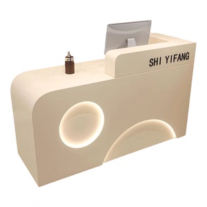 服装店收银台烤漆吧台前台接待台