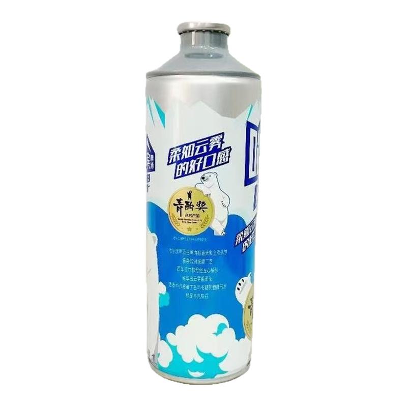 哈尔滨啤酒经典1L*6熟啤酒整箱