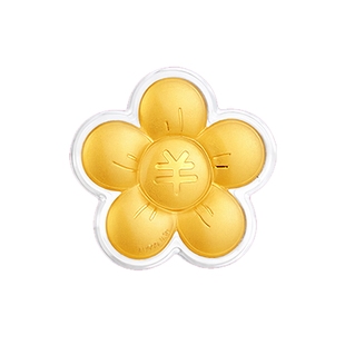 黄金有钱花摆件送女友生日礼物999足金收藏纪念金钞金币招财金片