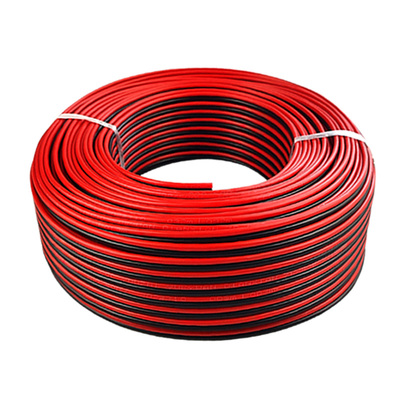 二芯红黑双并线软电线灯头电源线