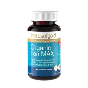 HerbsofGold铁元素补铁改善贫血元气女士孕妇补铁  和丽康30粒*1