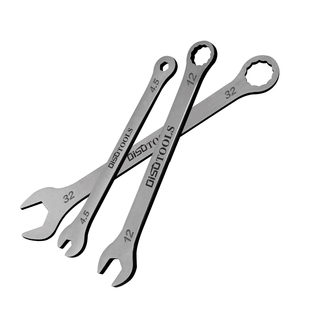 不锈钢扳手超薄3mm梅花开口板手工具10 13工业级薄型梅开两用扳手