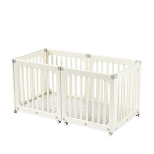 哈比树儿童移动围栏婴儿防护栏客厅地上爬行垫宝宝室内家用游戏栏