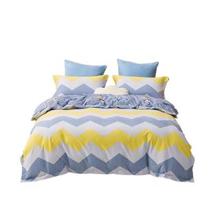 罗莱儿童100棉秋冬全棉磨毛加厚三四件套纯棉学生宿舍单床单被套