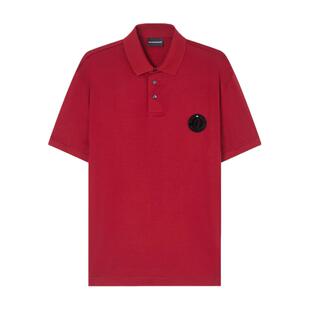 EMPORIO ARMANI/阿玛尼26年春夏新款男士翻领短袖正肩凉感Polo衫