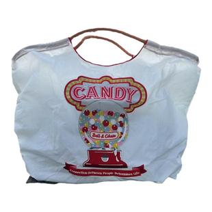 秒发外贸中号出口尾货ballchain包购物袋斜跨单肩尼龙环保袋女包