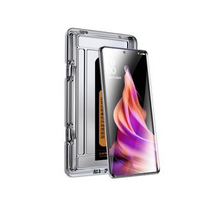 适用opporeno9钢化膜全屏覆盖抗蓝光防摔OPPOReno9pro手机膜曲面高清防爆玻璃保护Reno9Pro+贴膜神器新款屏保