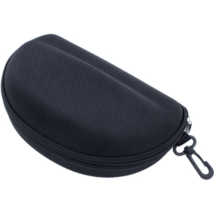大号眼镜盒装护目镜防风镜滑雪镜游泳镜防护眼镜盒挂钩式拉链包