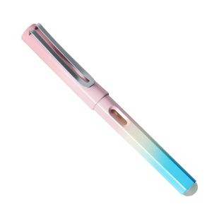 新派4支装热可擦钢笔高颜值女生小学生三年级可替换墨囊飞机明尖ef0.38热敏可擦笔晶蓝黑色可以擦的钢笔男孩