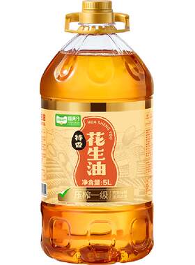 猫超臻选物理压榨特香花生油5L