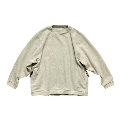 【现货】SOLAR BEAMS平田余文乐同款摇粒绒保暖宽松圆领套头卫衣