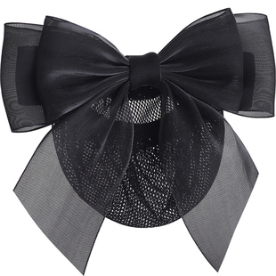 头花女职业发网护士盘发网兜银行餐饮工作头饰发饰2026新款高级感