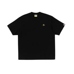 BAPE男装25年秋冬蜜蜂刺绣标纯色短袖T恤302101P