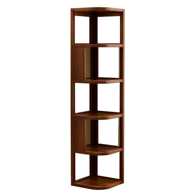 【实木书架】转角收纳稳固不晃