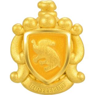 周生生哈利波特獾院赫奇帕奇黄金转运珠谷子足金串珠92756C
