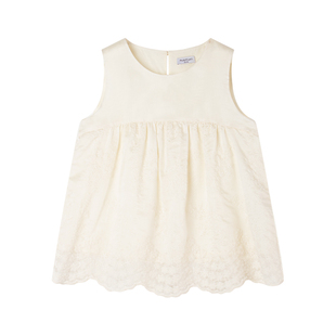 【岛城夏日】天丝莱赛尔 花边无袖背心小衫海边度假阔腿裤女童夏