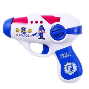 1-2-3岁小孩电动枪声光枪手抢男孩警察枪儿童耐摔小抢宝宝玩具枪