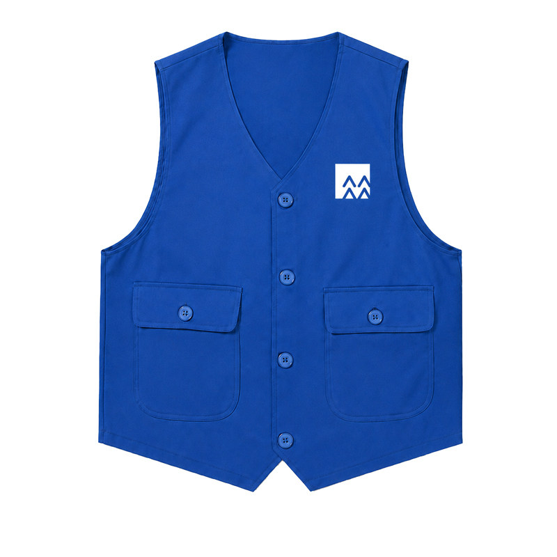 马甲工作服定制印字logo背心