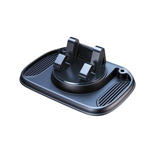 简约创意收纳旋转号码牌三合一车载手机支架汽车摆件仪表台支架