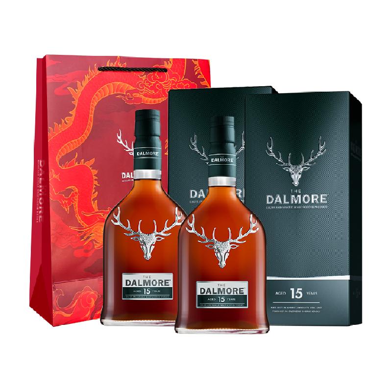 DALMORE/大摩15年单一麦芽苏格兰威士忌700ml*2瓶【节日送礼】