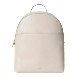 ECCO爱步包包男女 轻便真皮背包旅行通勤包 中号双肩包9107799