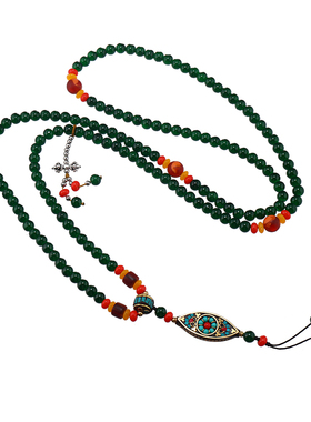 新中式复古藏式背背项链斜挎链