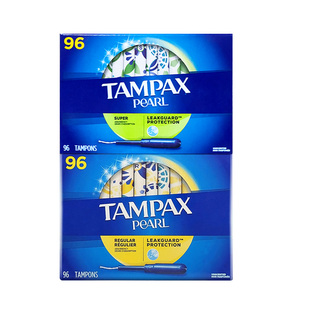 【2盒装】tampax丹碧丝卫生棉条超大流量普通流量组合不侧漏192支