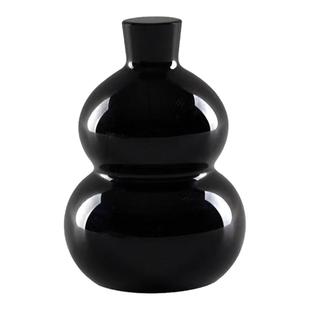 天然水晶原石黑曜石葫芦摆件福禄寿吊坠家居办公室桌面装饰摆件