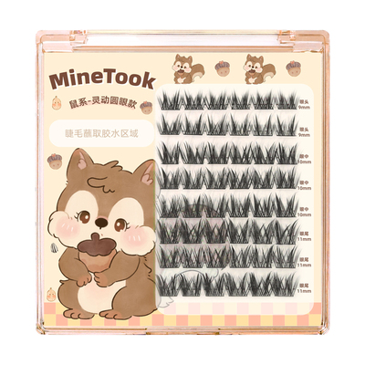 minetook圆眼鼠系假睫毛
