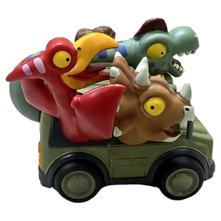 中华恐龙园百龙军团惯性发光发声越野车汽车模型玩具男孩儿童耐摔