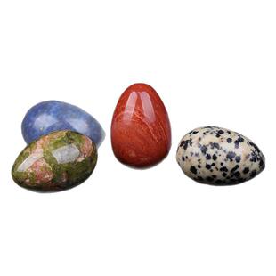 新品天然水晶矿物标本小鸡蛋原石儿童教学奇石彩色石头科普摆件