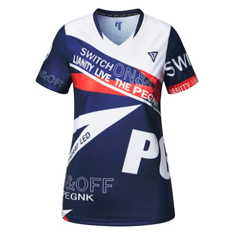 佩琪酷2026新款羽毛球服女时尚修身训练运动服比赛定制套装队服男