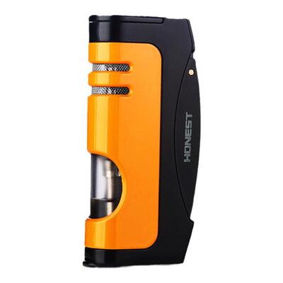 百诚精品创意直冲打火机 金属充气打火机配个性雪茄刀男生礼物