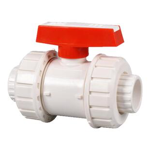 公元pvc给水管塑料双活接球阀双边由令阀门开关4分6分水管配件