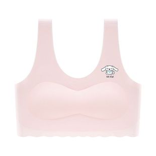 发育期背心冰丝无痕运动防凸点少女童内衣夏季薄款抹胸女阶段固定