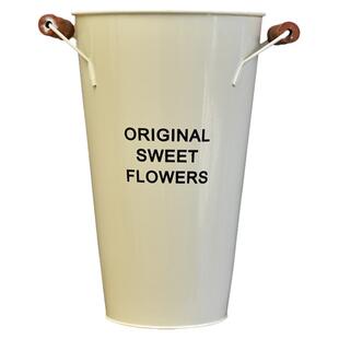 铁艺醒花桶花店鲜花插花容器欧式简约家用装饰花瓶摆件烤漆干花桶