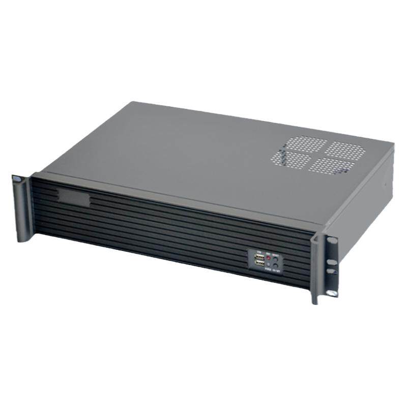2U350机箱2U300铝面板短箱2U380工控服务器机箱KTV录播会议大电源